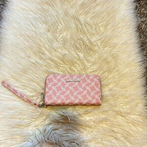 Pink Zippered Wallet